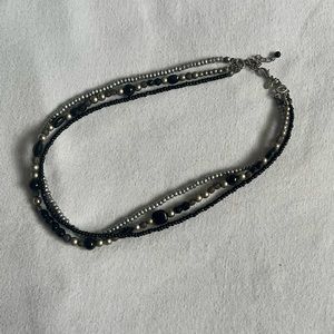 Vintage Premier Designs 3 Strand Beaded Necklace